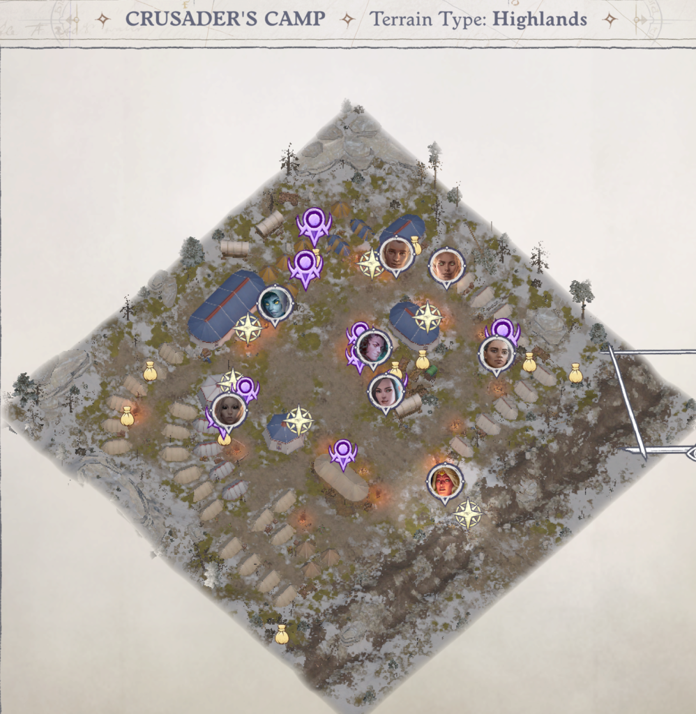 Pathfinder Wrath of the Righteous - Crusader's Camp